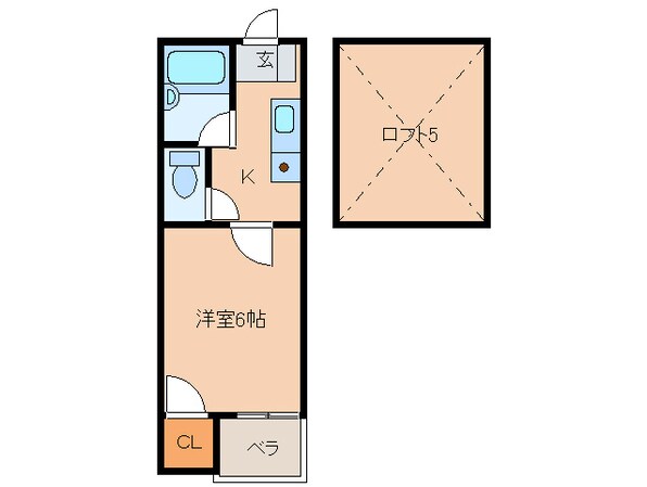 コスモコアの物件間取画像